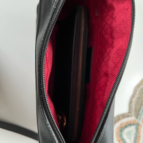 Gucci vintage combo. Crossbody canvas bag and vintage 1973 travel wallet. - Picture 13 of 14